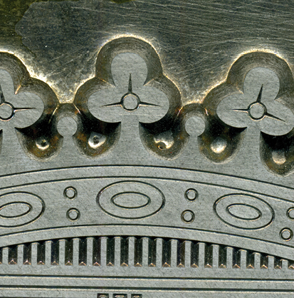 Detall escut Eivissa, restauració gràfica de Montse Noguera